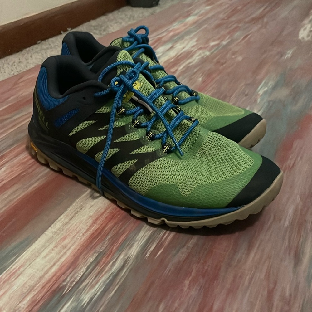 Merrell Nova 2 Gore Tex blue/green 11 hiking shoes